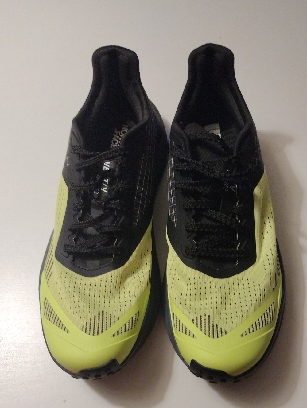 The North Face,Men's Black & Neon Yellow Running Shoes